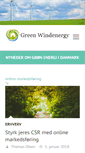 Mobile Screenshot of greenwindenergy.dk